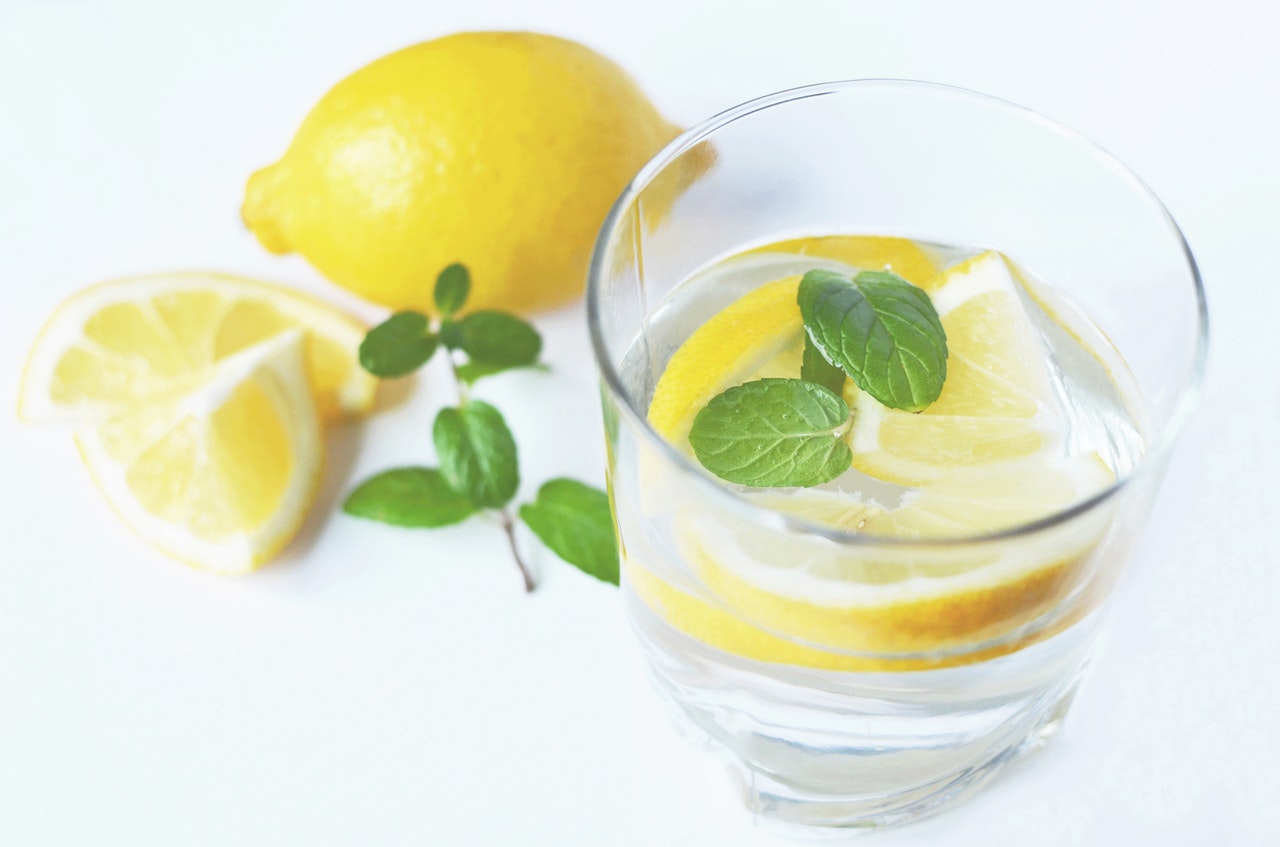 l'eau citronnée