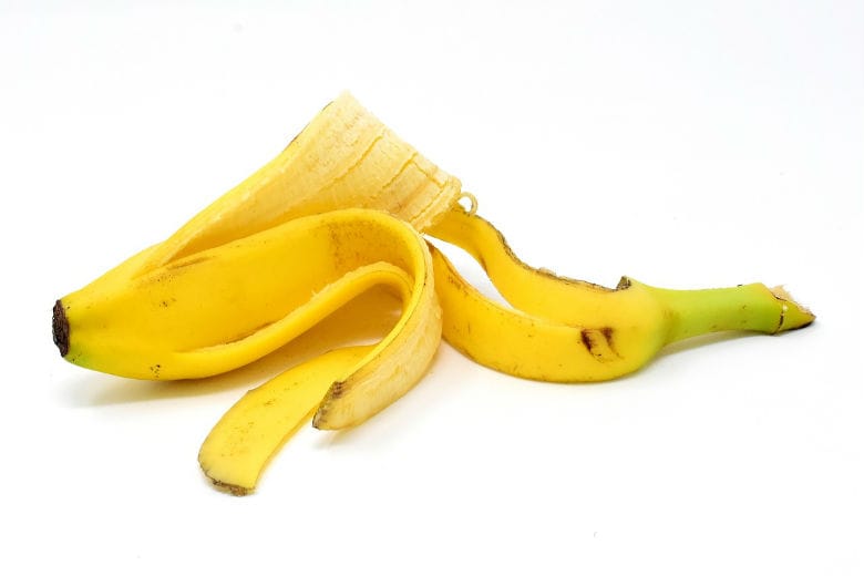 une peau de banane