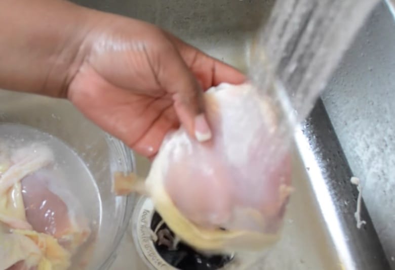 poulet cru
